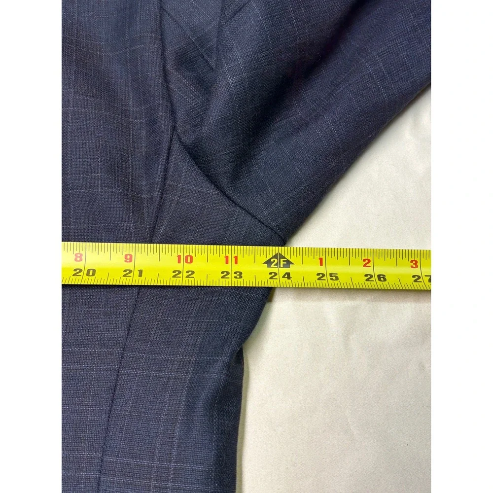 Brooks Brothers 1818 Madison Full Canvas Plaid Ethomas‎ 130 's Wool Blazer 46R